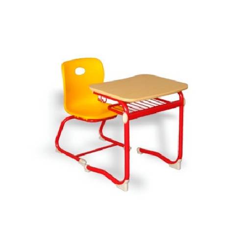 1 Seater School Desk Chair, Table - Durable Plastic, Stainless Steel and Wooden Materials Manufacturers in Delhi