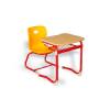 1 Seater School Desk Chair, Table - Durable Plastic, Stainless Steel and Wooden Materials Manufacturers, Suppliers, Exporters in Delhi