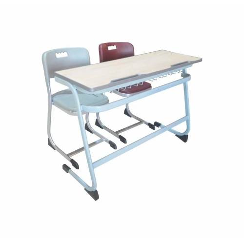 2 Seater Brown Capsule Pipe Desk Manufacturers in Delhi