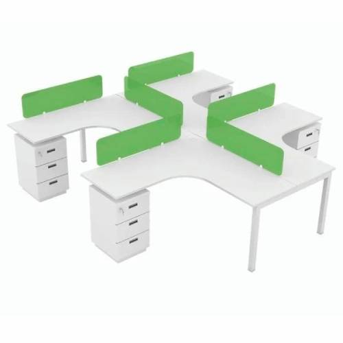 4 Seater Modular Office Table Manufacturers in Delhi