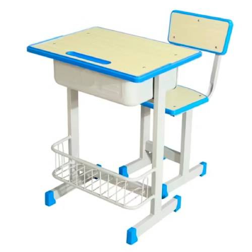 Adjustable Height Desk With Durable Solid Plastic Top And Chromed Legs Custom Sizes Available Manufacturers in Delhi