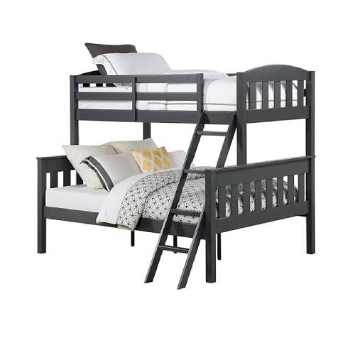 Adjustable Wooden Bunk Bed With Grey Painted Finish Manufacturers in Delhi