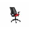 Black Mesh Office Chair with Low Back, Fixed Arms Manufacturers, Suppliers, Exporters in Delhi