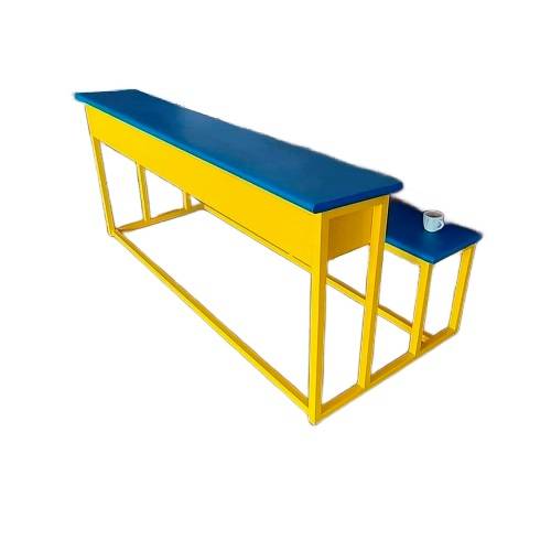 Blue and Yellow Mild Steel Classroom Furniture Manufacturers in Delhi