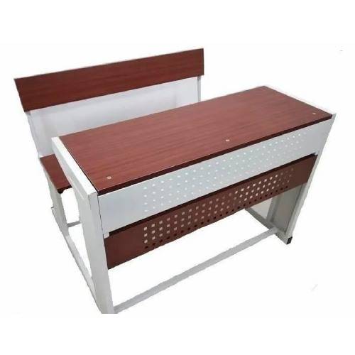 Brown 2 Seater Modern School Desk Manufacturers in Delhi