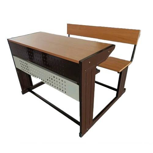 Brown Mild Steel 2 Seater Dual Desk Bench Manufacturers in Delhi