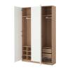 Customized White And Brown Wardrobe Tailored Design Manufacturers, Suppliers, Exporters in Delhi