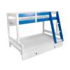 Double Size Bunk Bed With Storage Drawer And Staircase Manufacturers, Suppliers, Exporters in Delhi