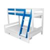 Double Size Bunk Bed With Storage Drawer And Staircase Manufacturers, Suppliers, Exporters in Delhi