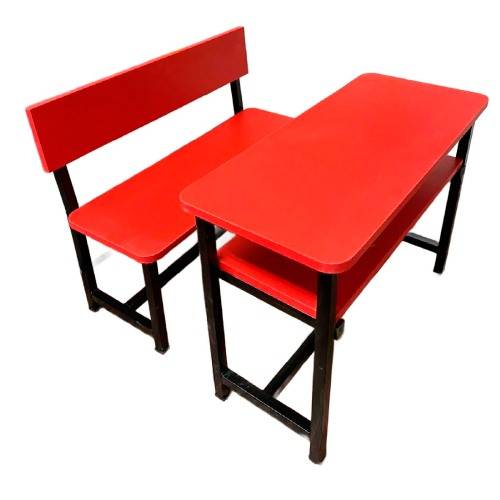 Dual Desk Bench Iron Frame Wooden Material Customizable Size Manufacturers in Delhi