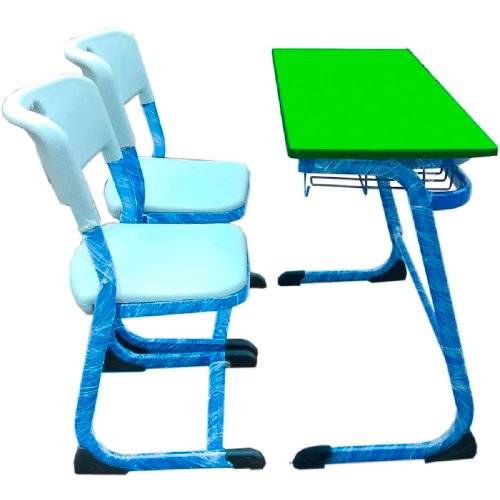 Dual Desk Customizable Wooden Table With Mild Steel Frame Manufacturers in Delhi