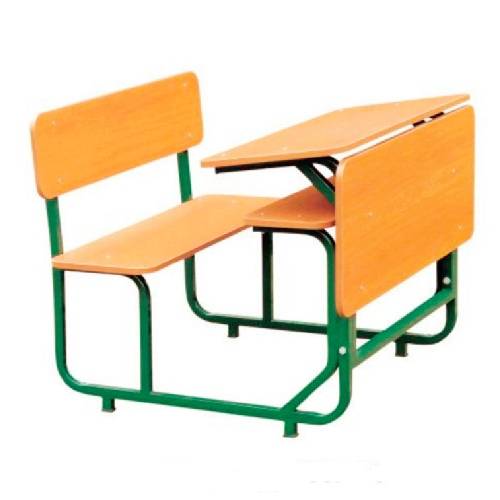 Durable 2 Seater Mild Steel School Desk With Steel Frame For Classroom Use Manufacturers in Delhi