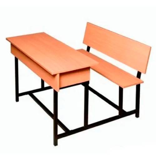 Durable Dual Desk With Wood And Metal Construction And Heavy Powder Coated Frame Manufacturers in Delhi