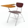 Durable School Chair with Writing Pad - Steel Tube Frame Manufacturers, Suppliers, Exporters in Delhi