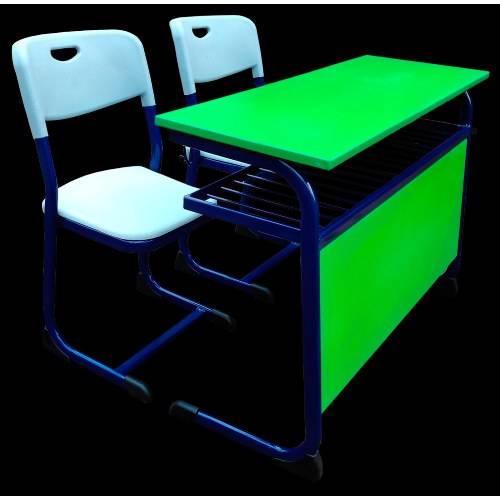 Green Dual Desk Bench Manufacturers in Delhi