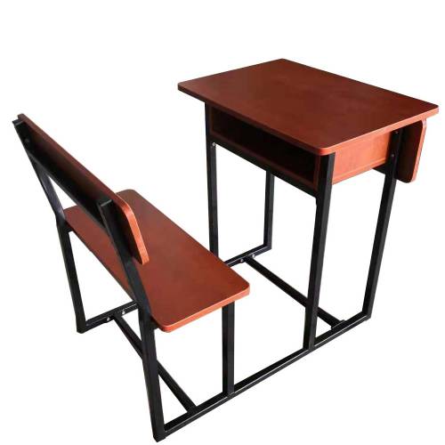 Matt Finish Brown Wooden School Bench School Desk for CSR Manufacturers in Delhi