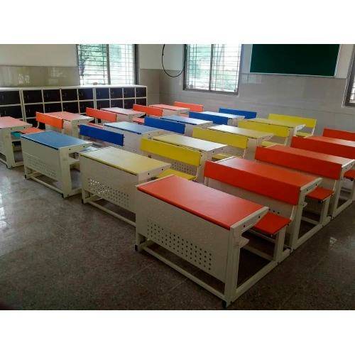 Metal Play School Furniture – Blue, Red, Yellow, Green Manufacturers in Delhi