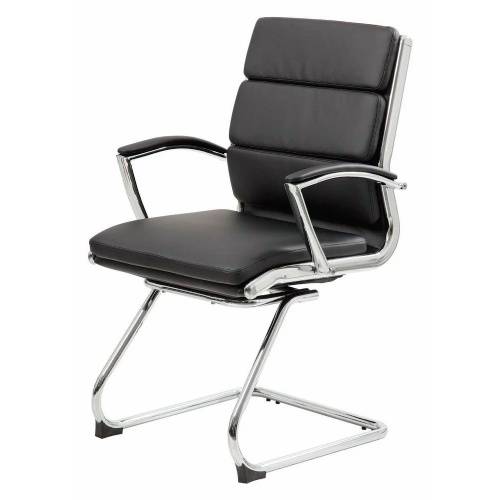 Mild Steel School Teacher Chair - Black Fabric Seat Manufacturers in Delhi