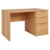 Oak Veneered Desk With Drawers Lacquered Finish And Storage Manufacturers, Suppliers, Exporters in Delhi