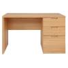 Oak Veneered Desk With Drawers Lacquered Finish And Storage Manufacturers, Suppliers, Exporters in Delhi