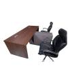 Office Desk With Drawer Storage In Choco Walnut And Slate Grey Manufacturers, Suppliers, Exporters in Delhi