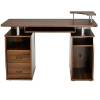 Rectangular Brown Office Desk Manufacturers, Suppliers, Exporters in Delhi