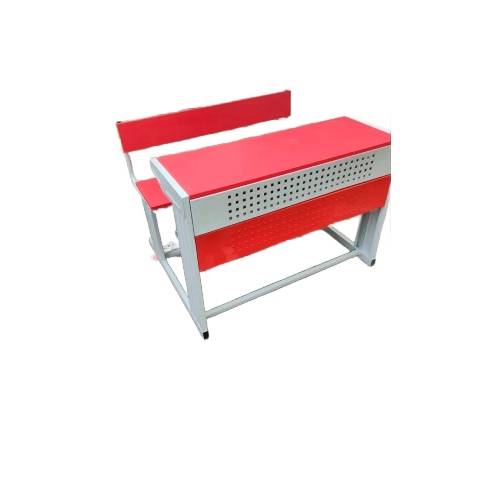 Red Dual Desk Bench - 2 Seater Manufacturers in Delhi