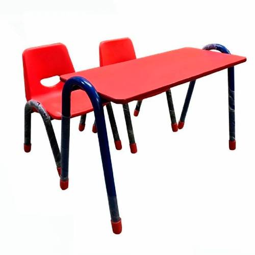 Red Seater School Bench And Desk Manufacturers in Delhi