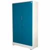 Silver Mild Steel Office Cabinet with 2 Hinged Doors, 4 Shelves Manufacturers, Suppliers, Exporters in Delhi