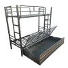 Sturdy Metal Bunk Bed Powder Coated Black Finish Manufacturers, Suppliers, Exporters in Delhi