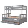 Twin Over Full Wooden Bed In Farmhouse Style Manufacturers, Suppliers, Exporters in Delhi