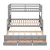 Twin Over Full Wooden Bed In Farmhouse Style Manufacturers, Suppliers, Exporters in Delhi