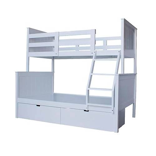 White Mango Wood Bunk Bed For Adults Manufacturers in Delhi