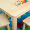 Wooden Rectangle Table Durable And Stylish For Schools And Homes Manufacturers, Suppliers, Exporters in Delhi